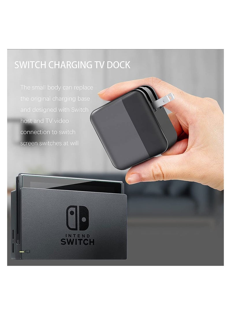 Adapter Charger for Switch for Switch Dock Charger Adapter 4K HDMI TV Adapter for Nintendo Switch AC Adapter and TV Dock Functions 2in 1 Fast Charging and Portable - Image 4